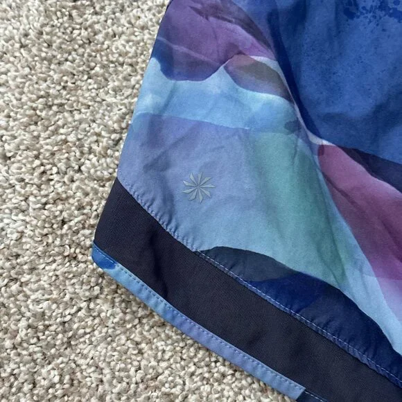 athleta make a splash mesh racer run 4" short 🤍 m - Picture 10 of 16